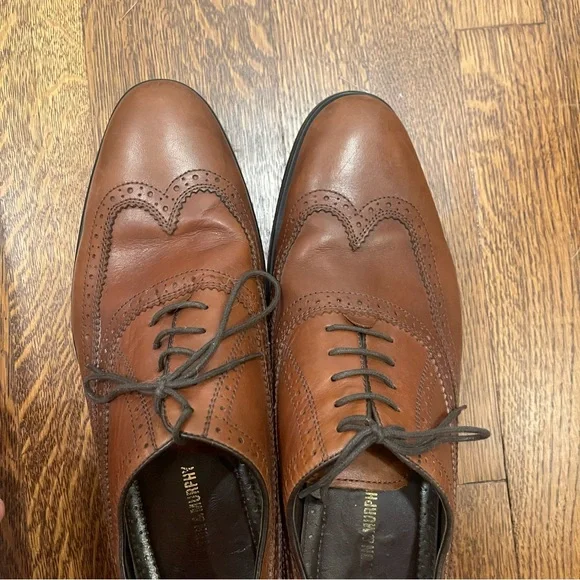 Johnston and Murphy Brown Dress Shoes - Picture 2 of 6